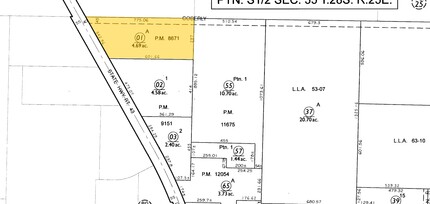 9710 Enos Ln, Bakersfield, CA for sale Plat Map- Image 1 of 1