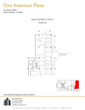 301 N Main St, Baton Rouge, LA for rent Site Plan- Image 1 of 1