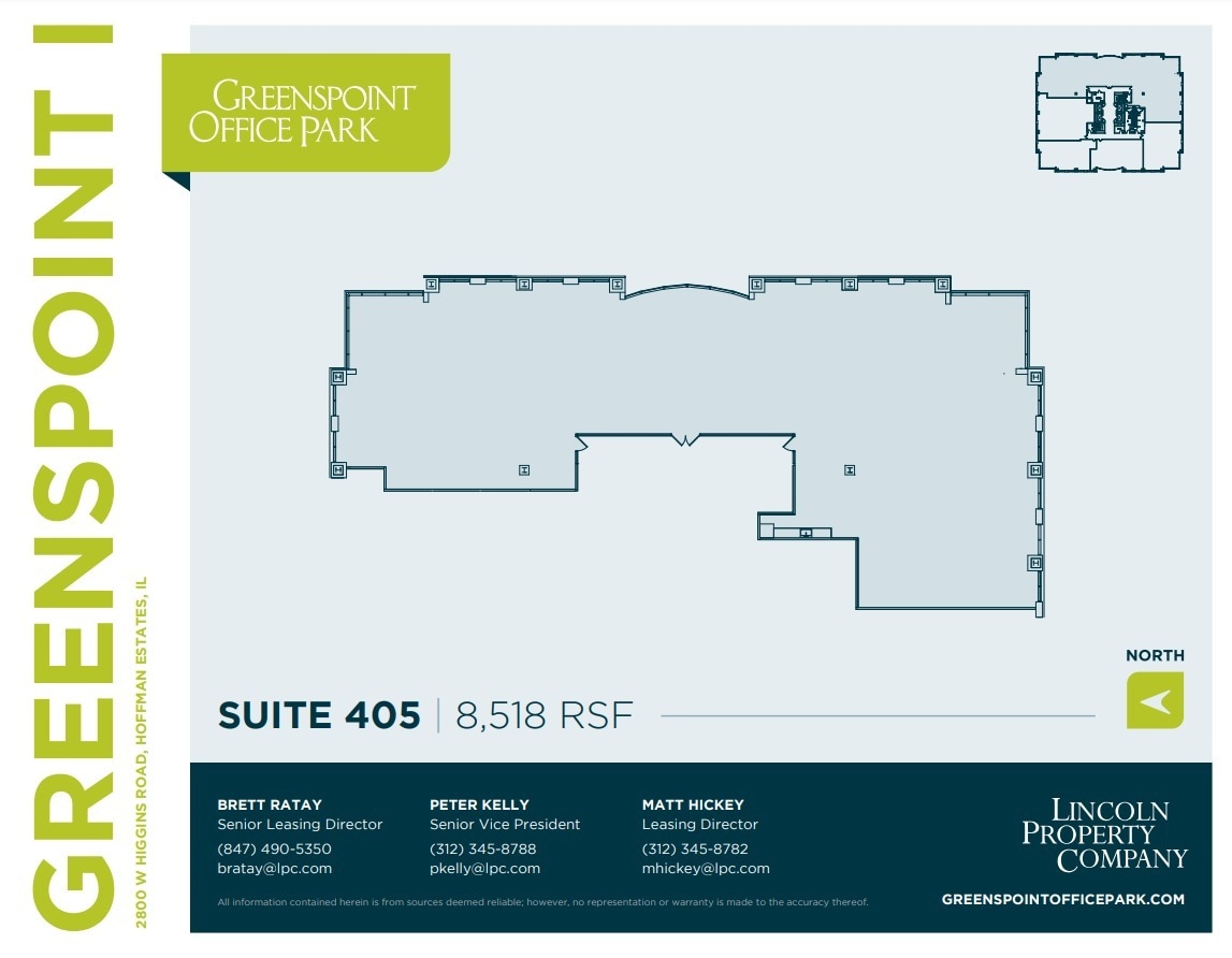 2800 W Higgins Rd, Hoffman Estates, IL to rent Floor Plan- Image 1 of 2