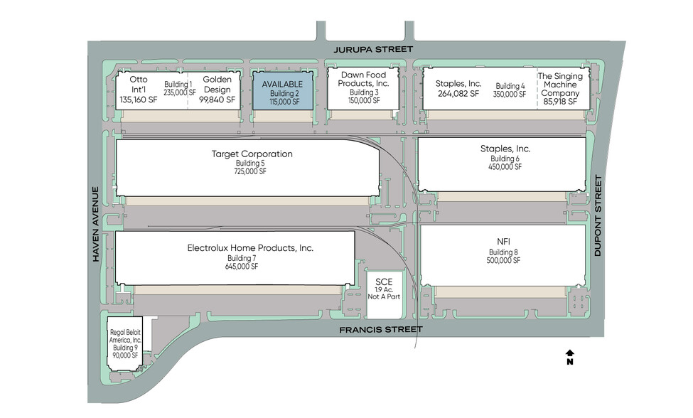 3690 Jurupa St, Ontario, CA for rent - Site Plan - Image 3 of 9