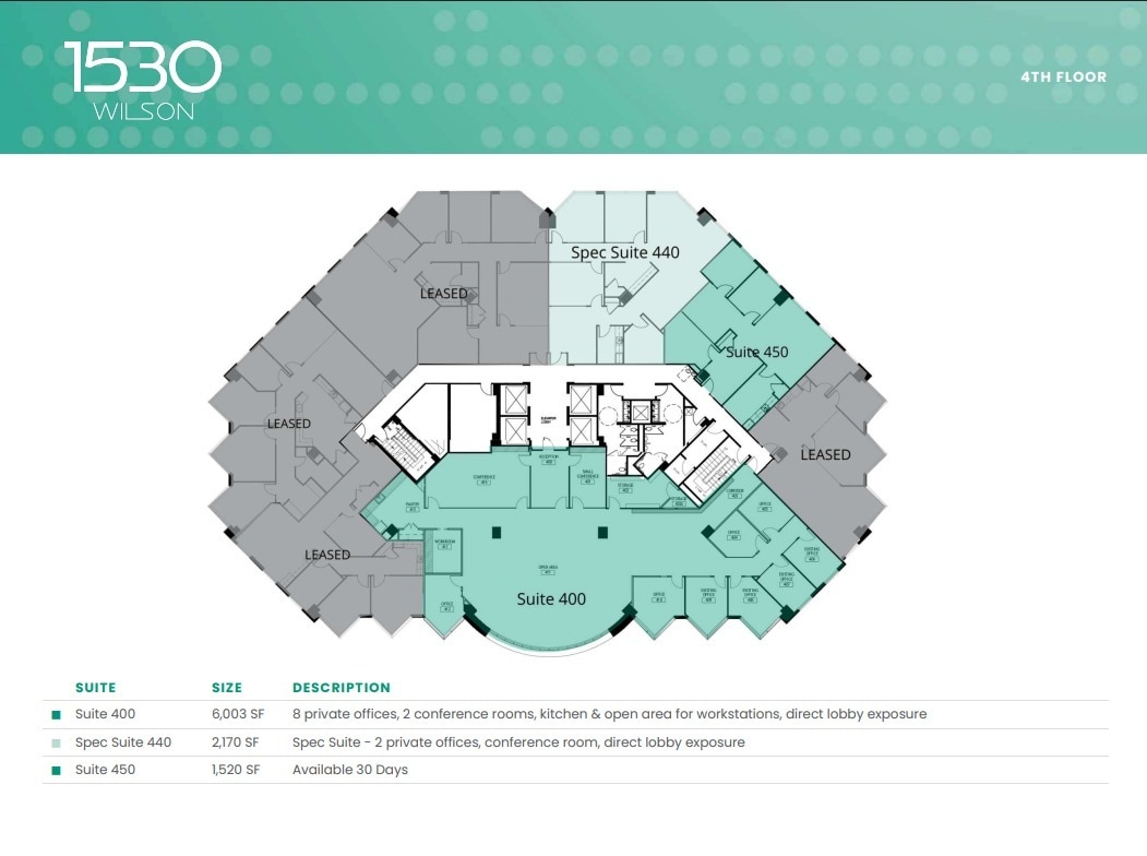 1530 Wilson Blvd, Arlington, VA to rent Floor Plan- Image 1 of 1