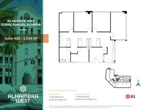 95 Merrick Way, Coral Gables, FL to rent Floor Plan- Image 1 of 1