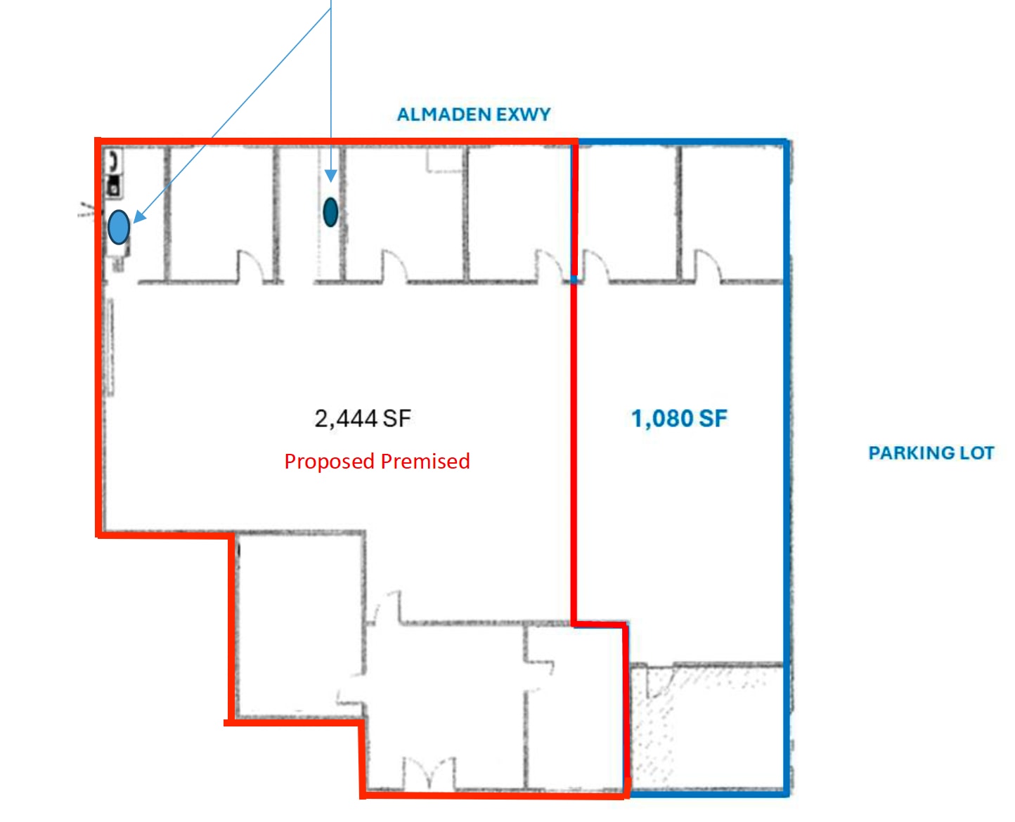 6155 Almaden Expy, San Jose, CA to rent Floor Plan- Image 1 of 1