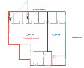 6155 Almaden Expy, San Jose, CA to rent Floor Plan- Image 1 of 1