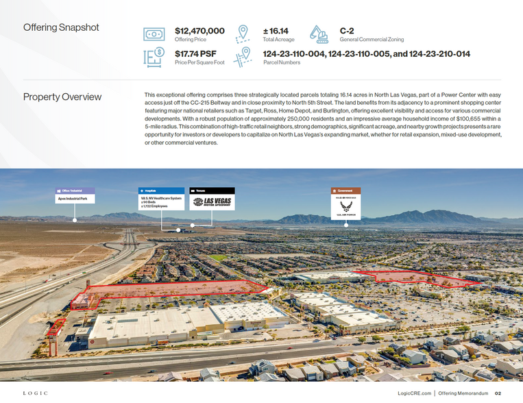 750 Dorrell Ln, North Las Vegas, NV for sale - Aerial - Image 2 of 8