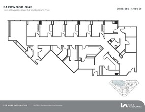 10077 Grogans Mill Rd, The Woodlands, TX for rent Floor Plan- Image 2 of 3