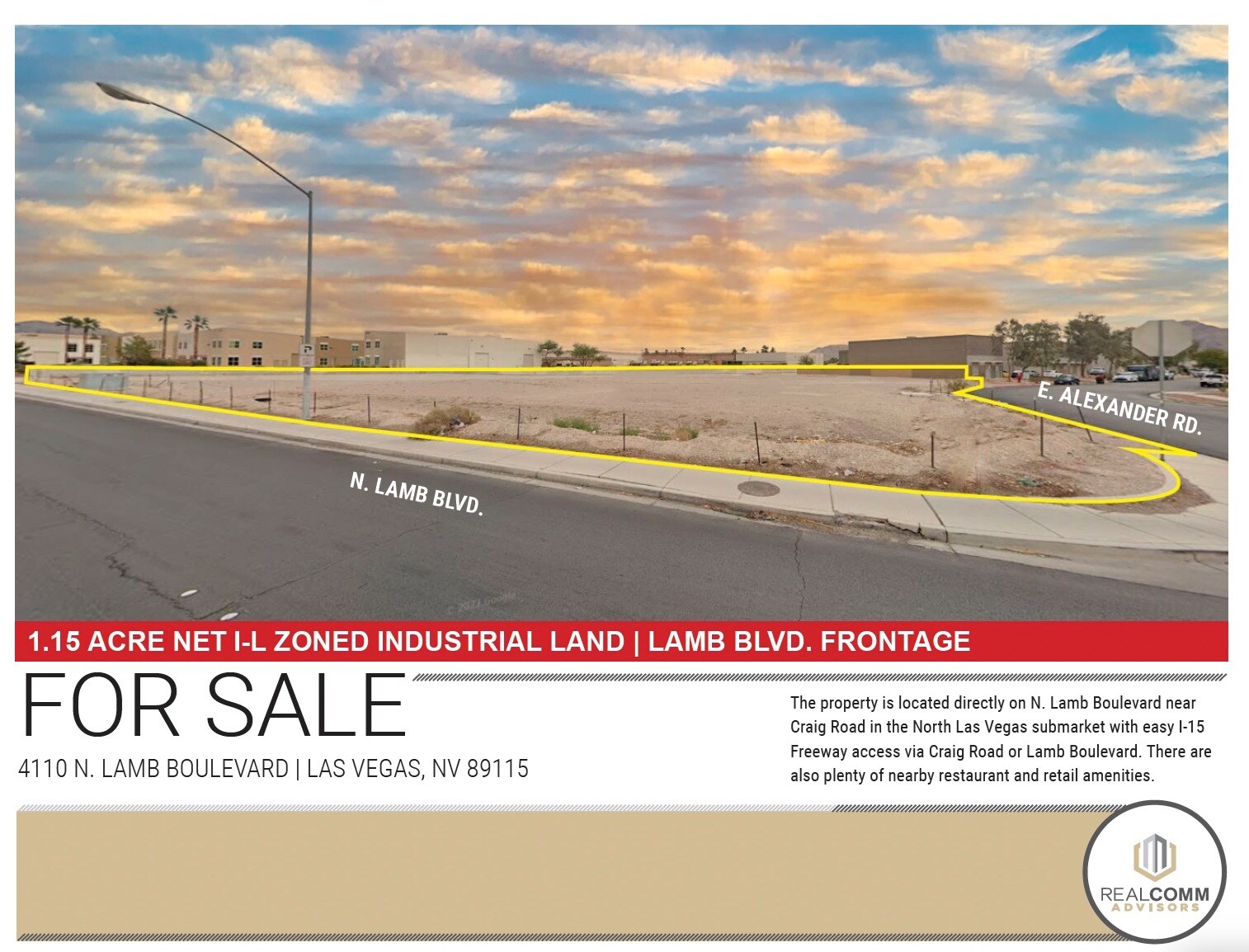 4110 N Lamb Blvd, Las Vegas, NV for sale Building Photo- Image 1 of 1