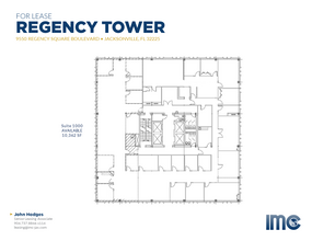 9550 Regency Square Blvd, Jacksonville, FL for rent Floor Plan- Image 1 of 5