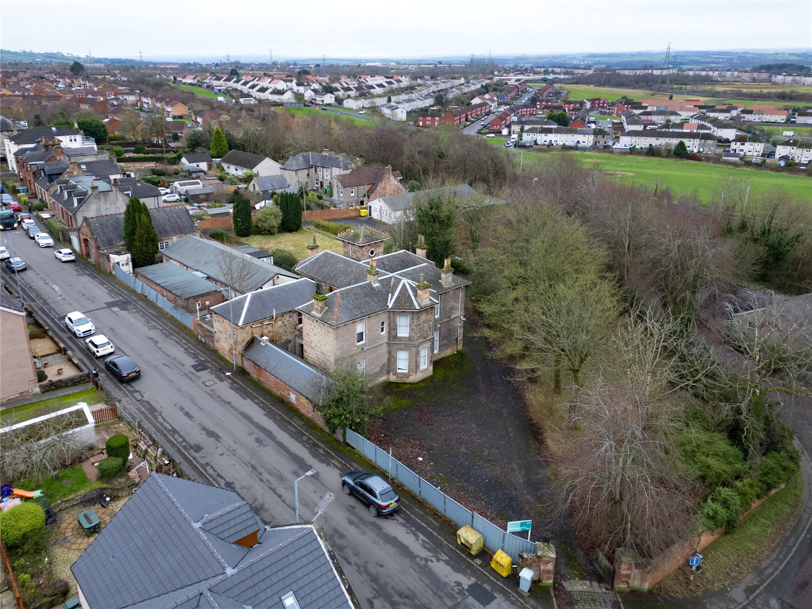18 East Thornlie St, Wishaw for sale Aerial- Image 1 of 1