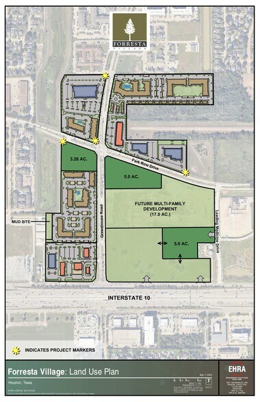 Sec Of Greenhouse Rd & Park Row Dr, Houston, TX for sale - Site Plan - Image 2 of 2