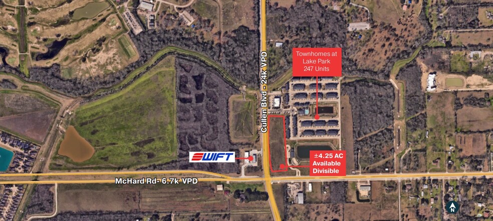 NEC Cullen Blvd & McHard Rd, Pearland, TX for sale - Building Photo - Image 1 of 1