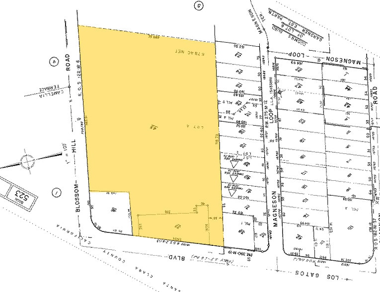 708-798 Blossom Hill Rd, Los Gatos, CA to rent - Plat Map - Image 1 of 1