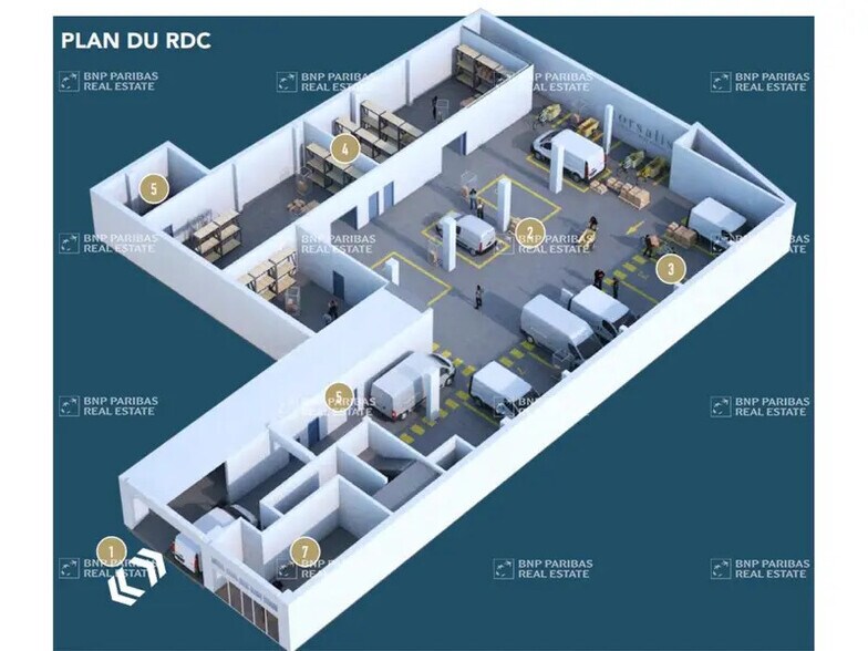 Industrial in Marseille to rent - Floor Plan - Image 2 of 12