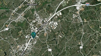 1000 Northbrook Pky, Suwanee, GA - aerial  map view