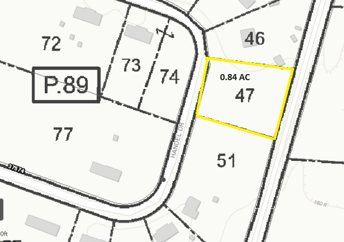 Handel Drive, Charlotte Hall, MD for sale - Plat Map - Image 2 of 2