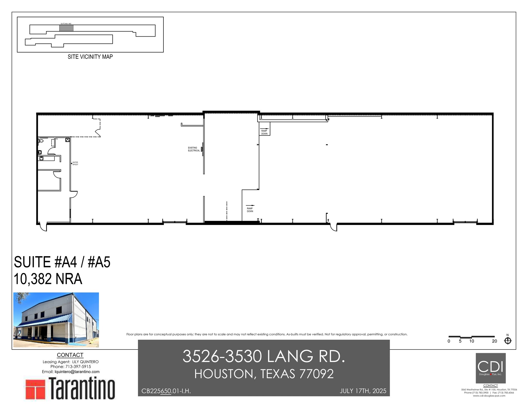 3526-3530 Lang Rd, Houston, TX to rent Site Plan- Image 1 of 2