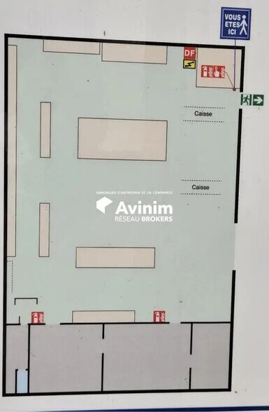 Retail in Chenôve to rent - Floor Plan - Image 3 of 4