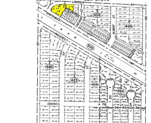 800 E Northwest Hwy, Mount Prospect, IL for sale - Plat Map - Image 3 of 26