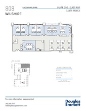 808 Wilshire Blvd, Santa Monica, CA for rent Floor Plan- Image 1 of 2