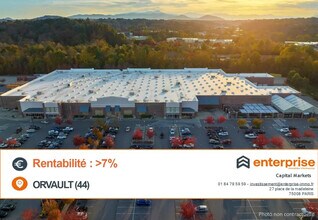 Nantes - Aerial  map view