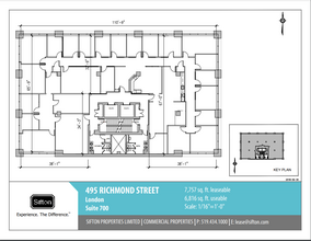 495 Richmond St, London, ON for rent Floor Plan- Image 1 of 1