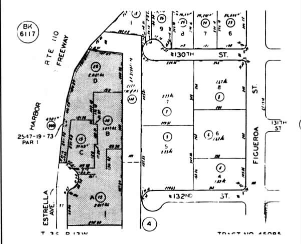 13200 Estrella Ave, Gardena, CA for rent - Plat Map - Image 3 of 8