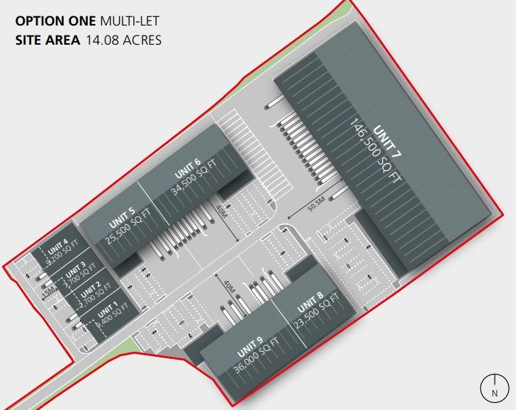 Grimshaw Ln, Manchester for rent - Site Plan - Image 2 of 4