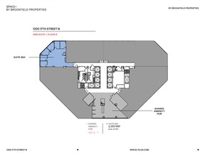 1300 N 17th St, Arlington, VA for rent Floor Plan- Image 1 of 1