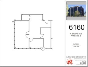 6160 N Cicero Ave, Chicago, IL for rent Floor Plan- Image 1 of 5