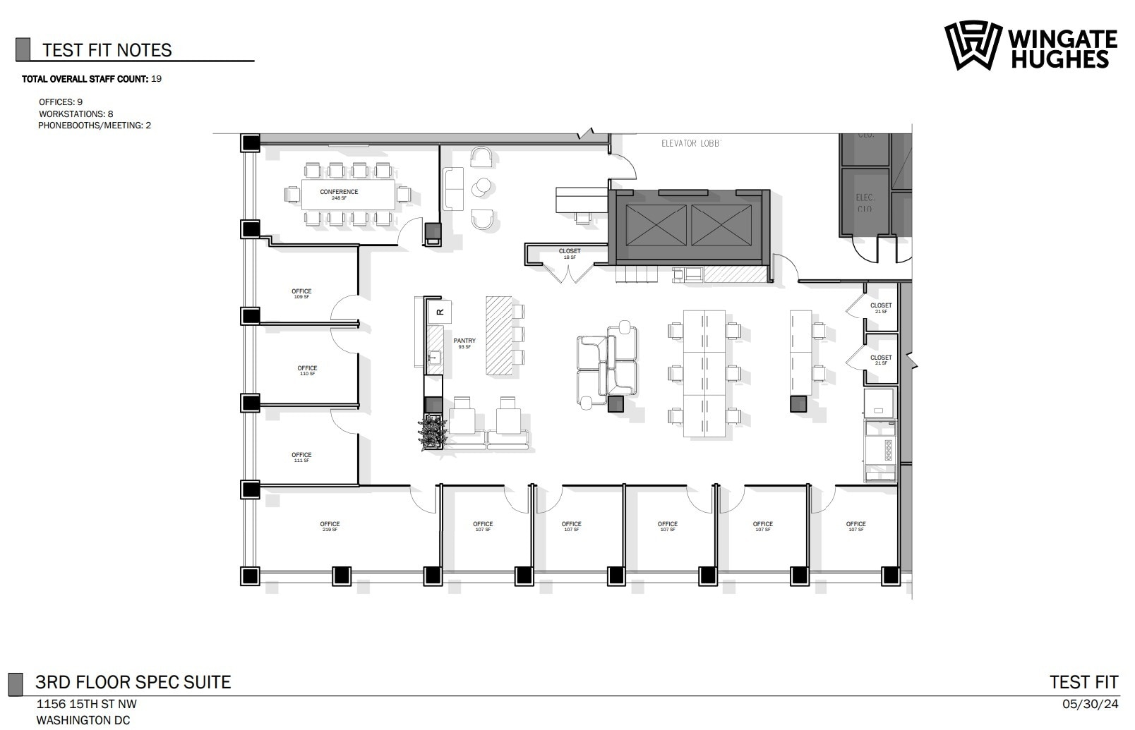 1156 15th St NW, Washington, DC to rent Floor Plan- Image 1 of 9