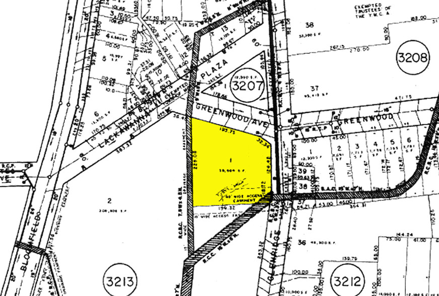 1 Greenwood Ave, Montclair, NJ for rent - Plat Map - Image 2 of 5