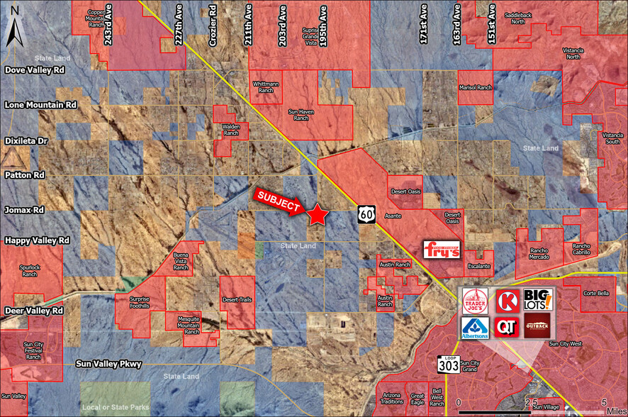 Jomax Rd, Wittmann, AZ for sale - Aerial - Image 2 of 4