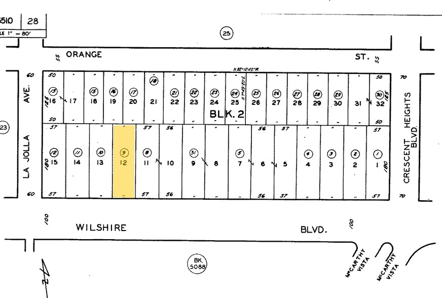 6363 Wilshire Blvd, Los Angeles, CA for rent - Plat Map - Image 2 of 23