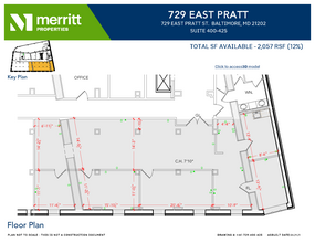 729 E Pratt St, Baltimore, MD for rent Floor Plan- Image 1 of 1