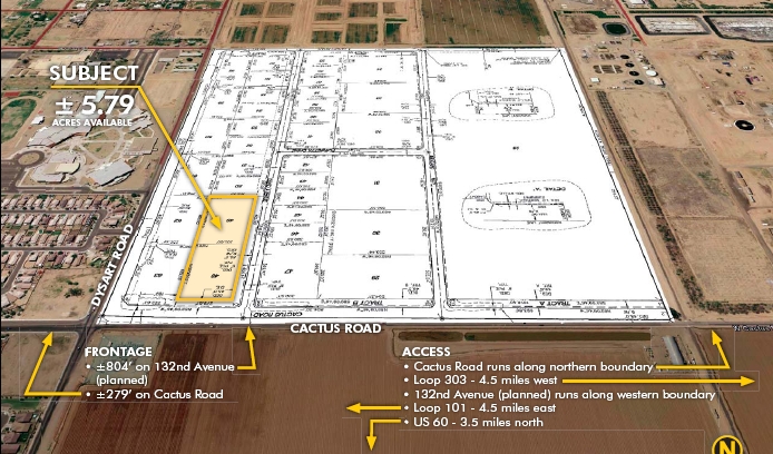 SWC Cactus Rd & Dysart Rd, Surprise, AZ for sale - Building Photo - Image 3 of 4