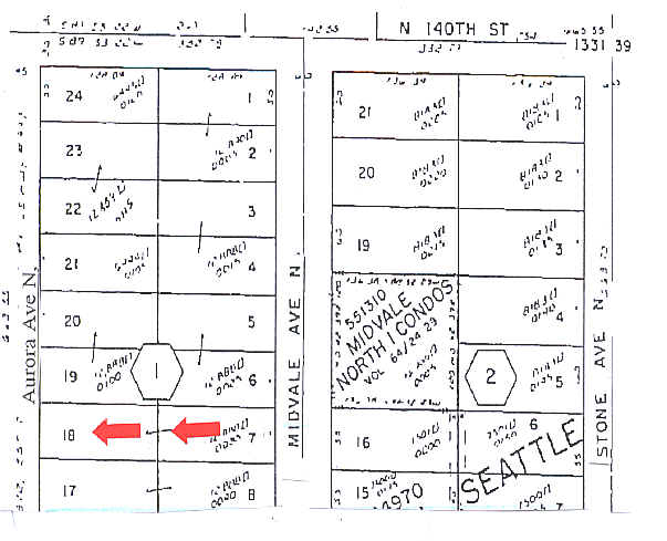 13728 Aurora Ave N, Seattle, WA for sale - Plat Map - Image 1 of 1