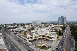 12101-12117 Santa Monica Blvd, Los Angeles, CA - aerial  map view