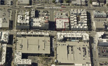 501-515 Pine Ave, Long Beach, CA - aerial  map view