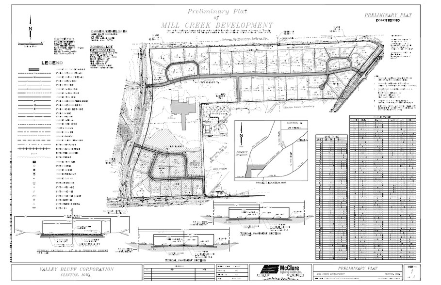 2490 Lillian Way, Clinton, IA for sale - Plat Map - Image 1 of 5