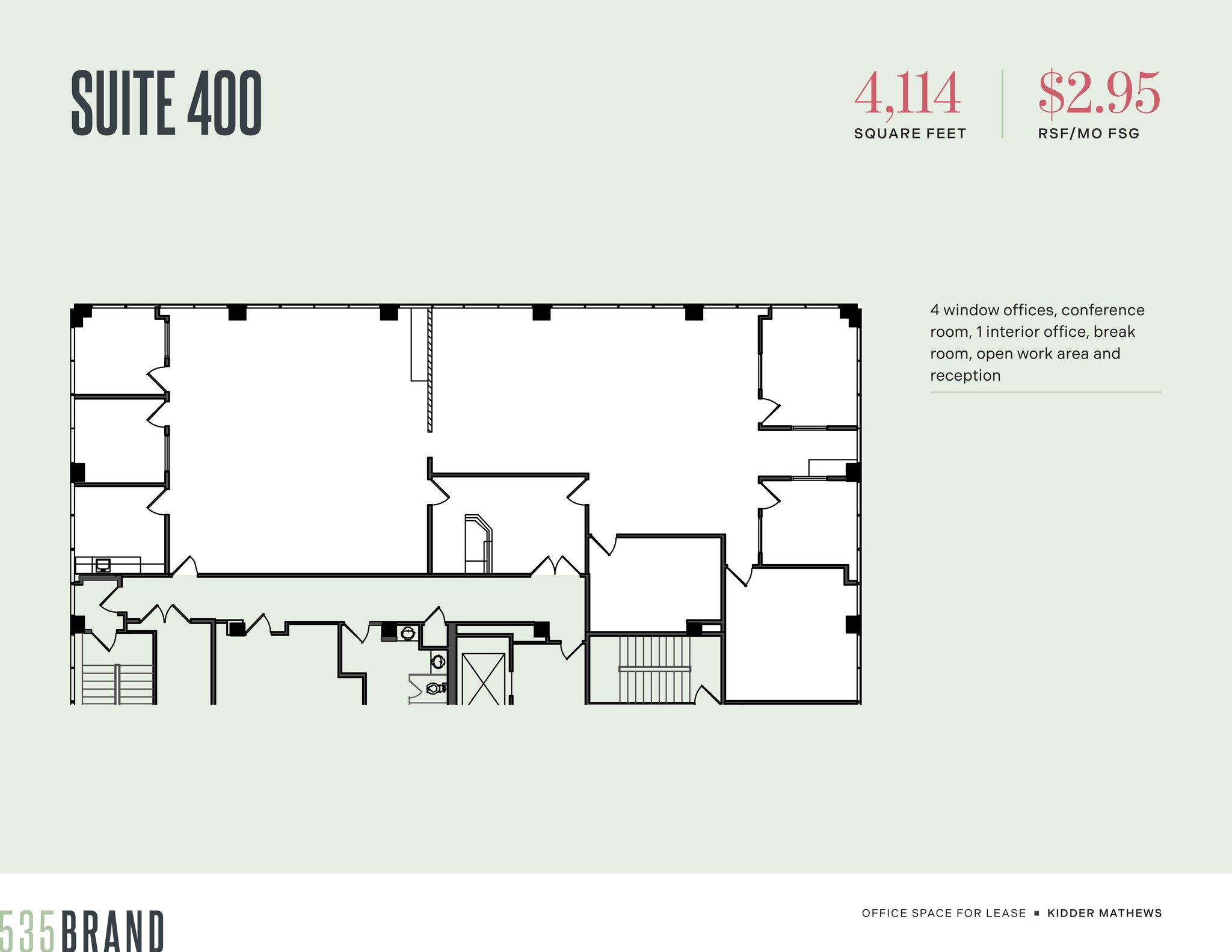 535 N Brand Blvd, Glendale, CA to rent Floor Plan- Image 1 of 1