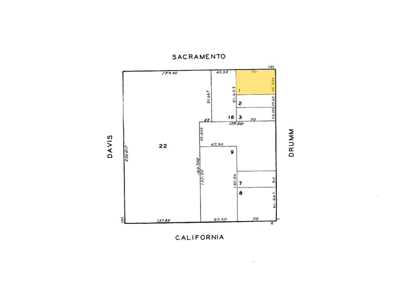 113 Sacramento St, San Francisco, CA for rent - Plat Map - Image 2 of 2