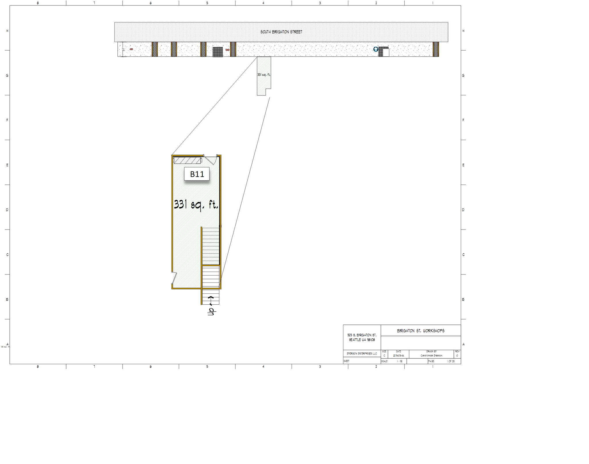 525 S Brighton St, Seattle, WA for rent Floor Plan- Image 1 of 1