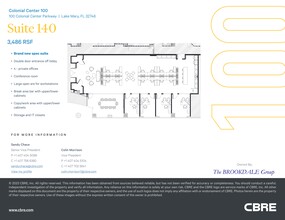 100 Colonial Center Pky, Lake Mary, FL for rent Site Plan- Image 1 of 1