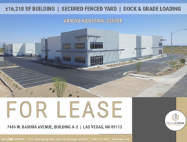 16,218 SF Bldg w/  Dock Loading & Yard - Commercial Property