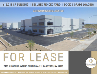 More details for 7485 W Badura Ave, Las Vegas, NV - Industrial for Rent