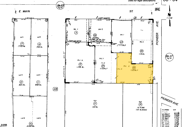 420 Pioneer Ave, Woodland, CA for sale - Plat Map - Image 1 of 1