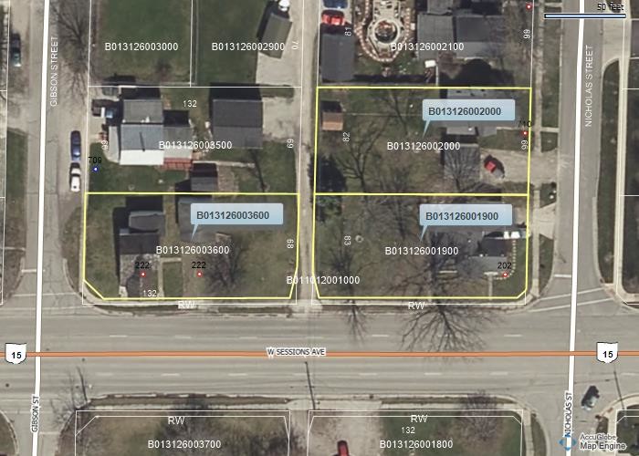 W Sessions St, Defiance, OH for sale - Aerial - Image 1 of 2