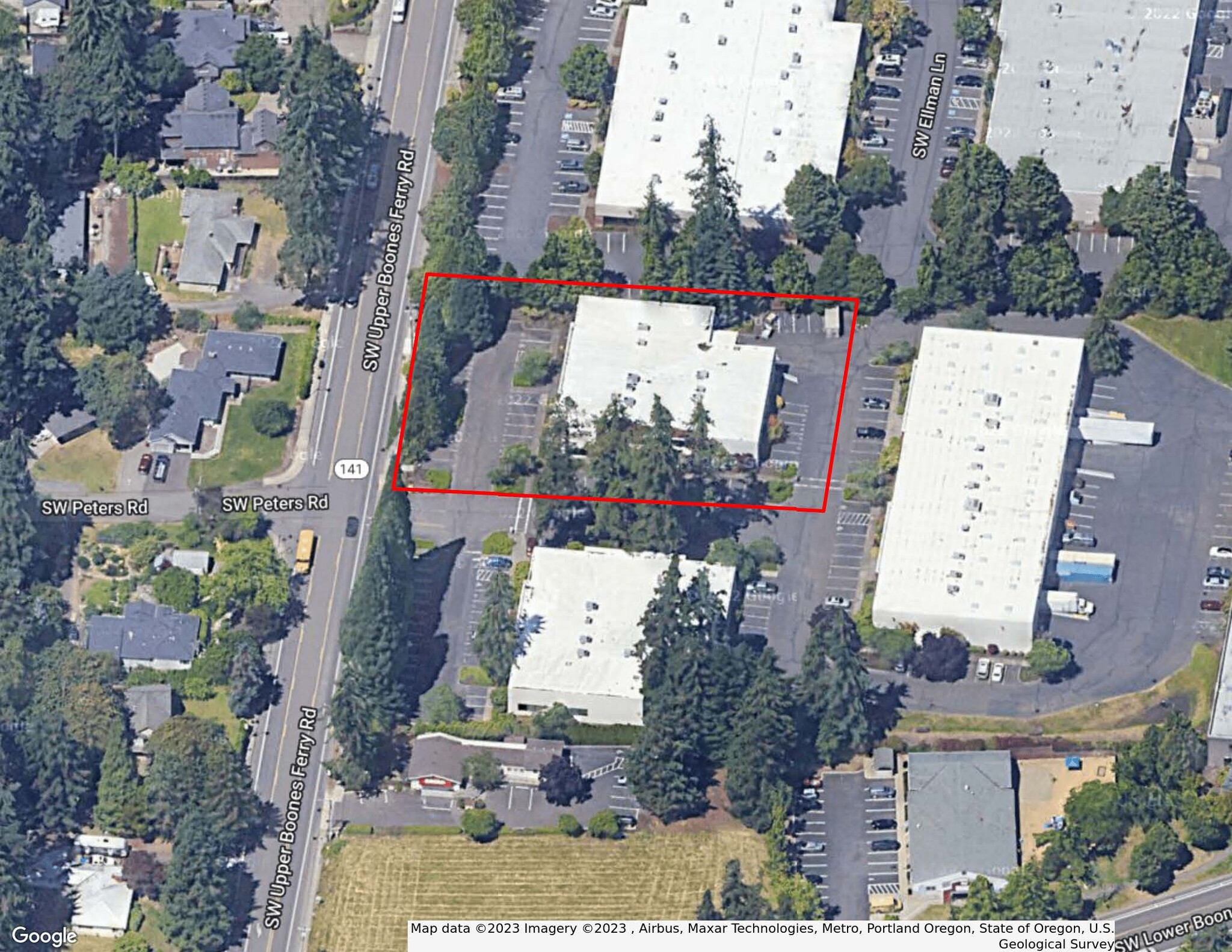 17858 SW Upper Boones Ferry Rd, Portland, OR to rent Aerial- Image 1 of 5