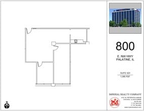 800 E Northwest Hwy, Palatine, IL to rent Floor Plan- Image 1 of 5