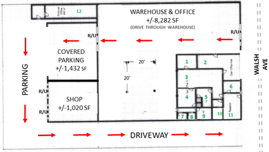 1180 Walsh Ave, Santa Clara, CA for sale Floor Plan- Image 1 of 1